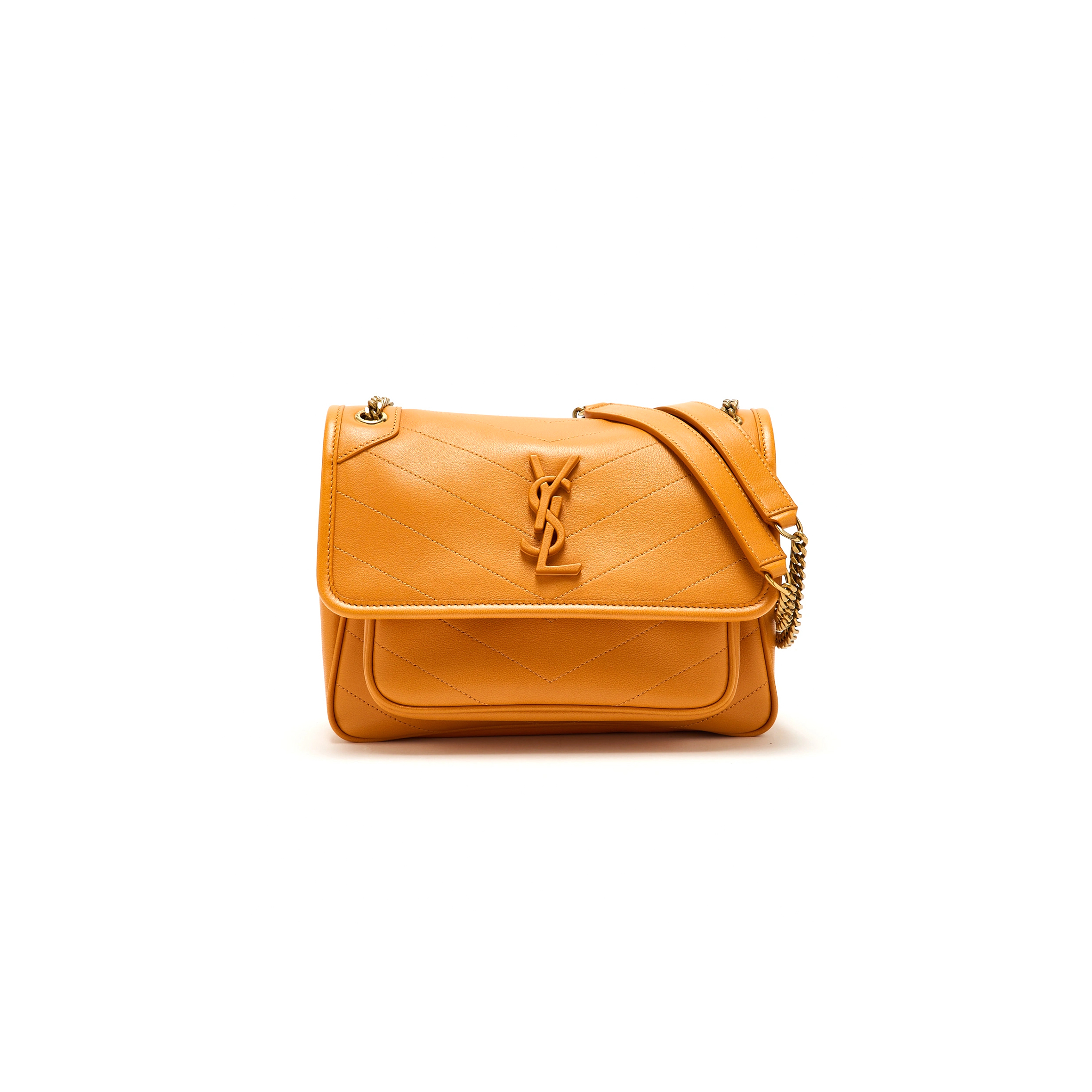 YSL NIKI BABY CHAIN BAG IN LAMBSKIN 633160AAEAW7923 (21*16*7.5cm)